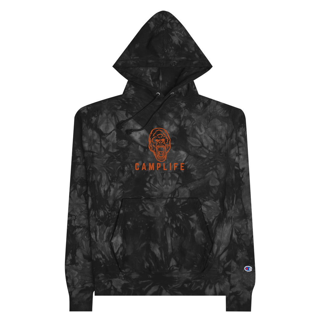 Gorilla Head Champion tie-dye hoodie