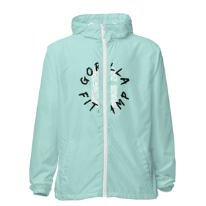 Unisex lightweight zip up windbreaker