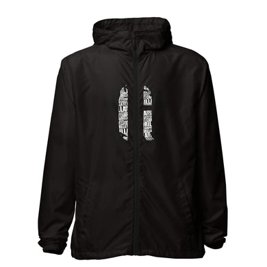 Unisex lightweight zip up windbreaker